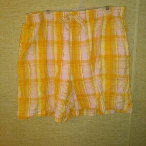 (B) Only Necessities 100% Cotton Peach Women's Shorts Size 1X